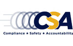 CSA Compliance and Safety and Accountability - Credentials at Falcon Motor Xpress Ltd. in Caledon Ontario.
