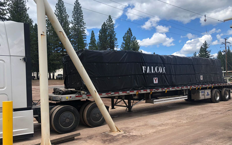 Flatbed - unlike other trailers on the market, our Wilson Trailer Flatbeds are truly all aluminum, down to the landing gear components and king pin at Falcon Xpress.