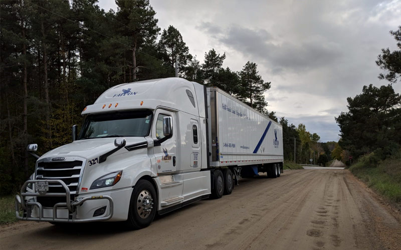 Hazmat - certified carrier, Falcon Motor Xpress Ltd. satisfies Canada’s and the US Department of Transportation’s requirements for moving hazardous materials safely.