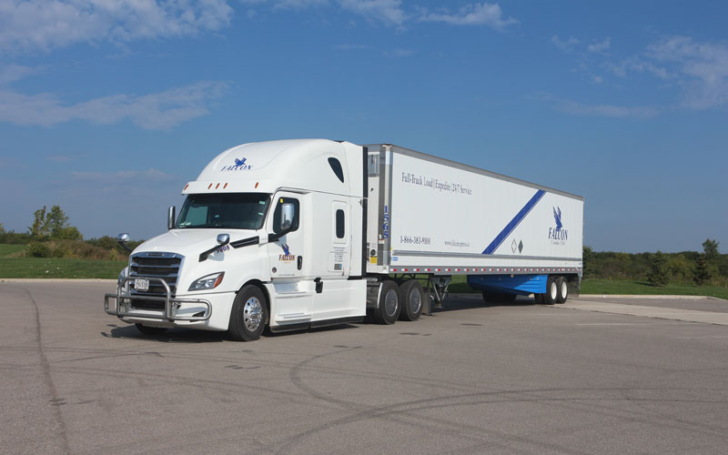 Dry Van Equipment - vans are custom built to our specific requirements to ensure our trailers are among the strongest on the road at Falcon.